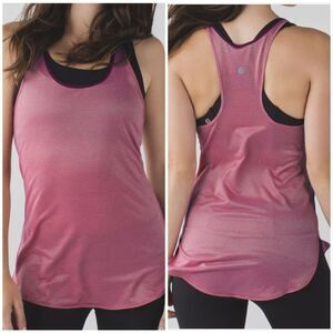 Lululemon Size 8 What The Sport Singlet Tank Top Magenta
